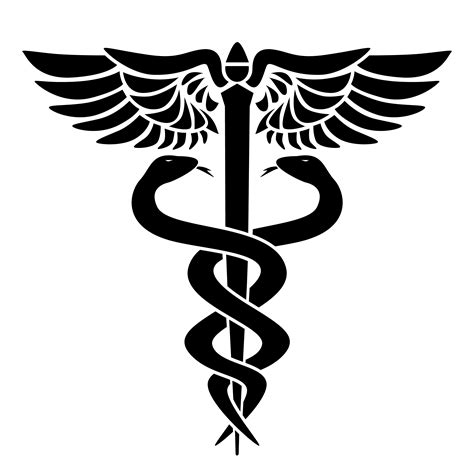 snake on medical symbol.